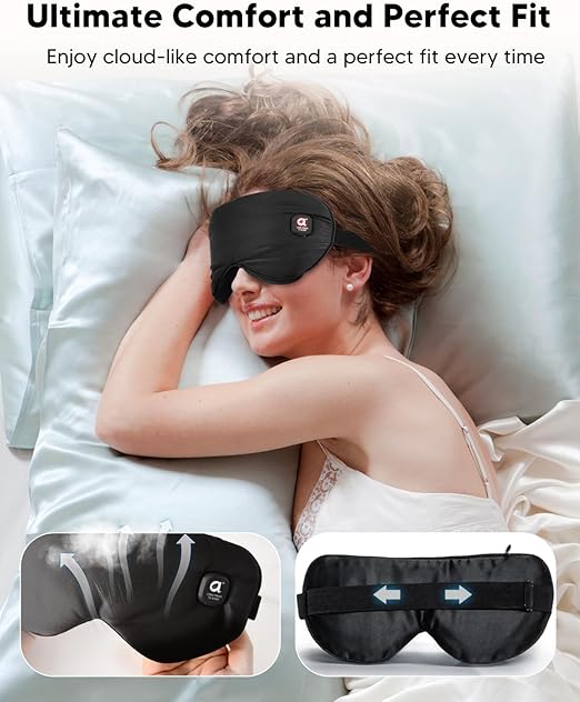 Vitalit™ Arboleaf Grijana Maska za Spavanje – Bežična terapija za odmor očiju