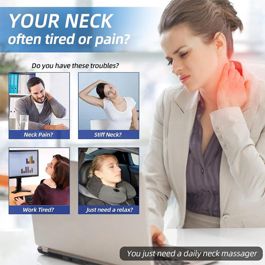 Vitalit™ Smart EMS masažer za vrat – 4D dubinsko opuštanje i grijanje