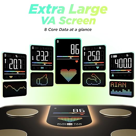 Vitalit™ SmartView Pro – Pametna vaga s VA zaslonom u boji i 13 parametara